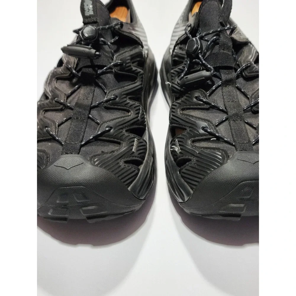 Hoka One One Hopara 2 Mens Black Hiking Sandals Mountain Shoes 1106534-BBLC 10.5